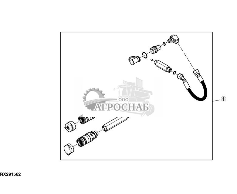 Комплект муфты отбора мощности, навесное оборудование - ST745441 773.jpg